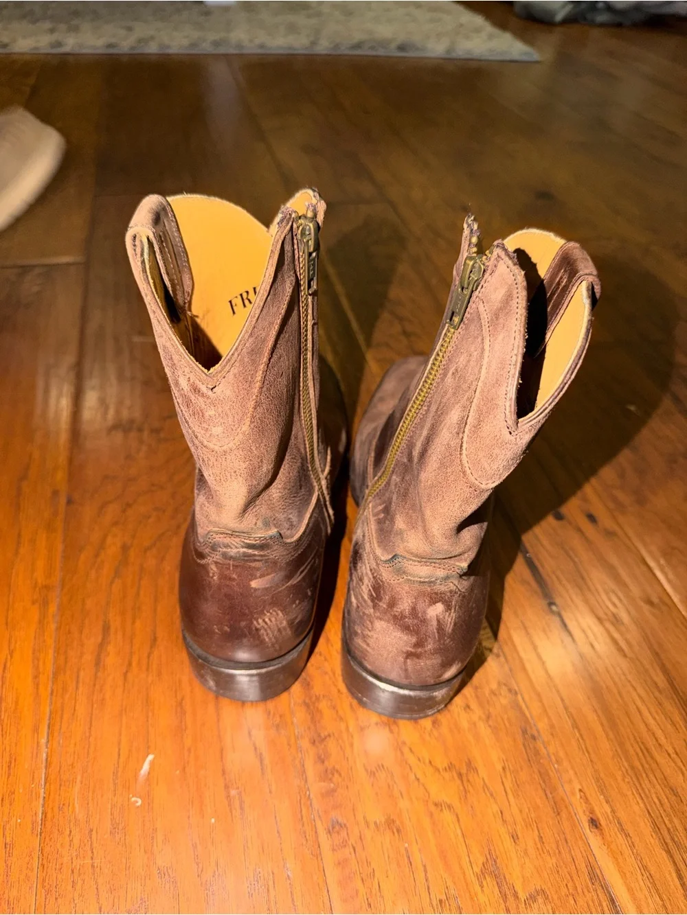 freebird Men's Brown Leather Pull-On Western Boots